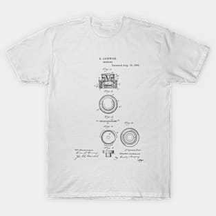 Inkstand writer Vintage Patent Hand Drawing T-Shirt